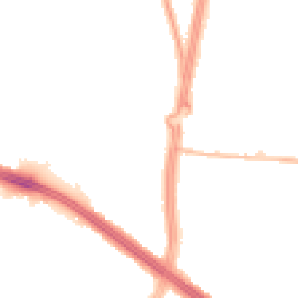 Night-time road noise heatmap for L4 8UH