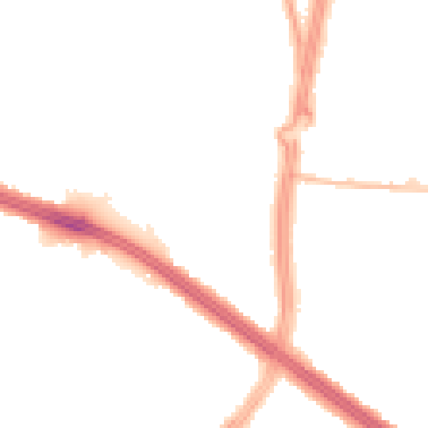 Night-time road noise heatmap for L4 8UW