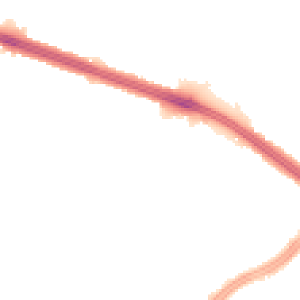 Night-time road noise heatmap for L4 8UX