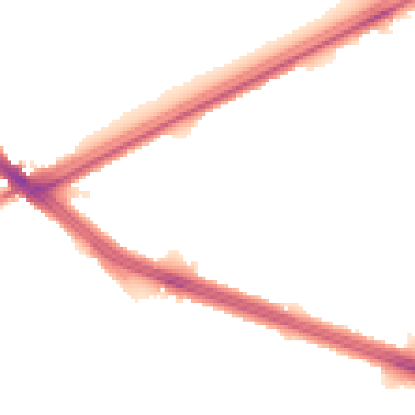 Night-time road noise heatmap for L4 9UG