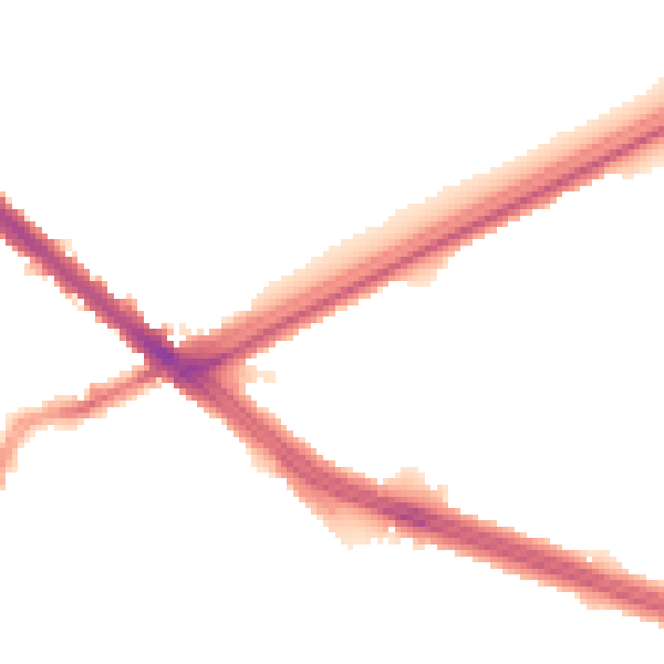 Night-time road noise heatmap for L4 9UJ