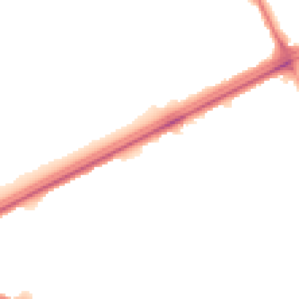 Night-time road noise heatmap for L4 9UY