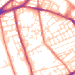 Daytime road noise heatmap for L5 0PZ