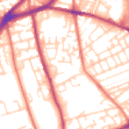 Daytime road noise heatmap for L5 0RD