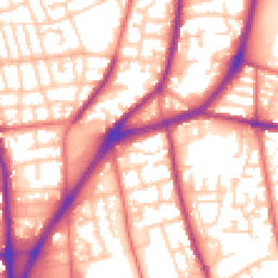 Daytime road noise heatmap for L5 0RF