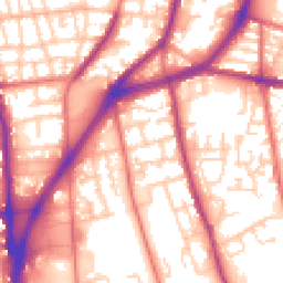 Daytime road noise heatmap for L5 0TE