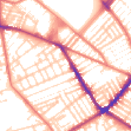 Daytime road noise heatmap for L5 1AA