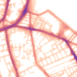 Daytime road noise heatmap for L5 1TW