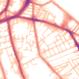 Daytime road noise heatmap for L5 1UE