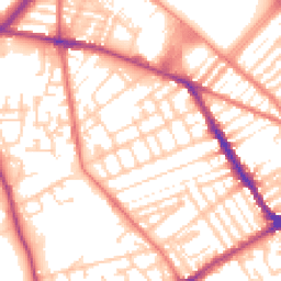 Daytime road noise heatmap for L5 1XP