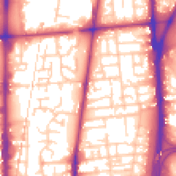 Daytime road noise heatmap for L5 2BG