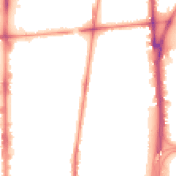 Night-time road noise heatmap for L5 2BG