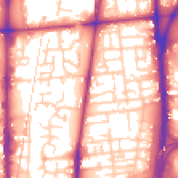 Daytime road noise heatmap for L5 2BJ