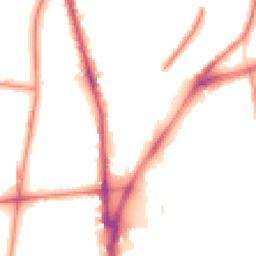 Night-time road noise heatmap for L5 2PT