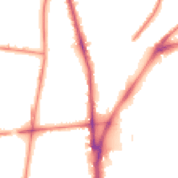 Night-time road noise heatmap for L5 2PY