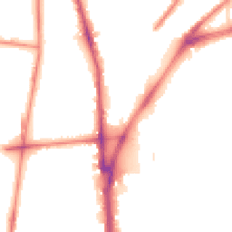 Night-time road noise heatmap for L5 2QH