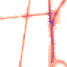 Night-time road noise heatmap for L5 2RZ