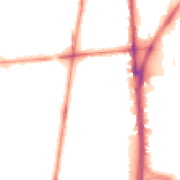 Night-time road noise heatmap for L5 2SR
