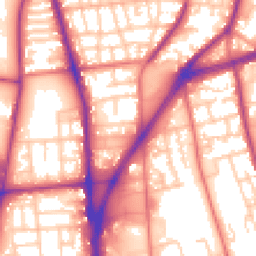 Daytime road noise heatmap for L5 2SW