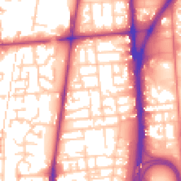 Daytime road noise heatmap for L5 2SX