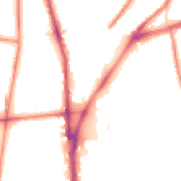 Night-time road noise heatmap for L5 2SZ