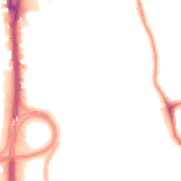 Night-time road noise heatmap for L5 3PU