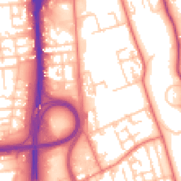 Daytime road noise heatmap for L5 3SR