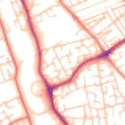 Daytime road noise heatmap for L5 4PN