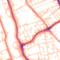 Daytime road noise heatmap for L5 4TE
