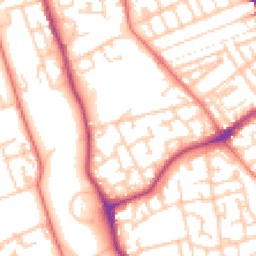 Daytime road noise heatmap for L5 4TF