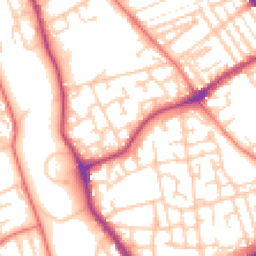Daytime road noise heatmap for L5 4TG