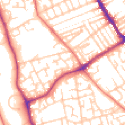 Daytime road noise heatmap for L5 4TL