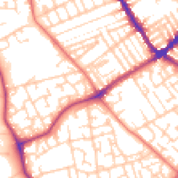 Daytime road noise heatmap for L5 4TN