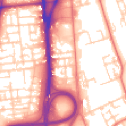 Daytime road noise heatmap for L5 5BQ