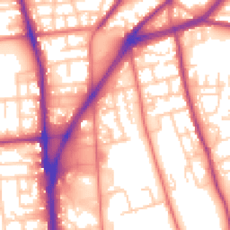 Daytime road noise heatmap for L5 5DZ