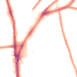 Night-time road noise heatmap for L5 5DZ