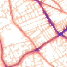 Daytime road noise heatmap for L5 6PF
