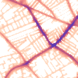 Daytime road noise heatmap for L5 6PR