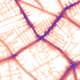 Daytime road noise heatmap for L5 6QB