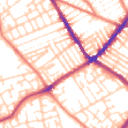 Daytime road noise heatmap for L5 6QS