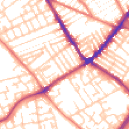 Daytime road noise heatmap for L5 6QX