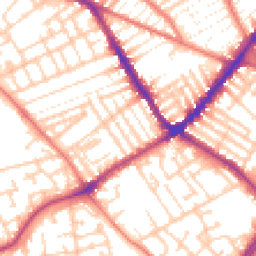 Daytime road noise heatmap for L5 6QY