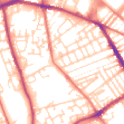 Daytime road noise heatmap for L5 6RT