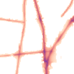 Night-time road noise heatmap for L5 7AA