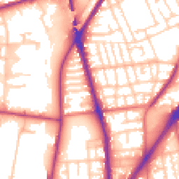 Daytime road noise heatmap for L5 7QB