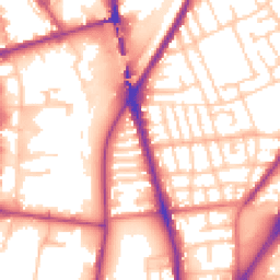 Daytime road noise heatmap for L5 7QD