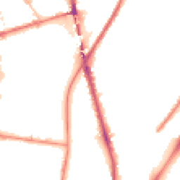 Night-time road noise heatmap for L5 7QD
