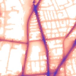 Daytime road noise heatmap for L5 7RA