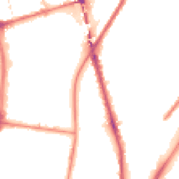 Night-time road noise heatmap for L5 7RN