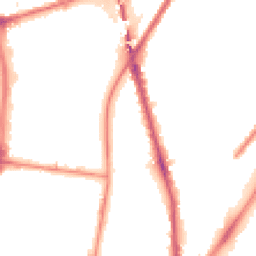 Night-time road noise heatmap for L5 7RR